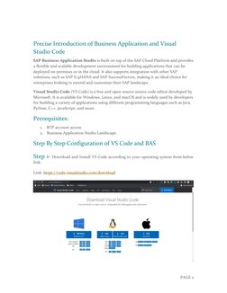 Accessing SAP BAS in VS Code | PDF | Application Software | Icon ...