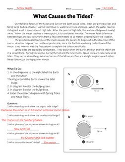 Understanding Ocean Tides and Phases | PDF | Tide | Moon