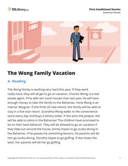 Copyright 2016, Red River Press Inc. For use by members of ESL Library in accordance with membership terms.
3
First Condition