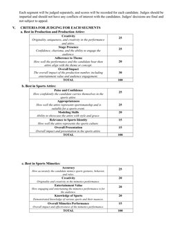 Mr. and Ms. Intramurals 2023 Guidelines | PDF | Sports | Communication