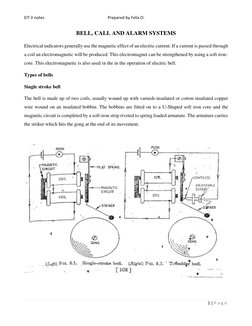 Bell Circuit Wiring and Types Explained | PDF | Relay | Electrical Wiring