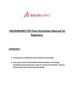 SolidWorks CFD Flow Simulation Guide | PDF | Fluid Dynamics ...