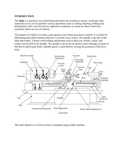 Lathe Machine Lab Report.pdf Machining a Scriber with Lathe | PDF | Grinding (Abrasive Cutting ...