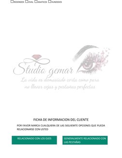 FICHA DE INFORMACION DEL CLIENTE
POR FAVOR MARCA CUALQUIERA DE LAS SIGUIEMTE OPCIONES QUE PUEDA
RELACIONARSE CON USTED 
 □RED