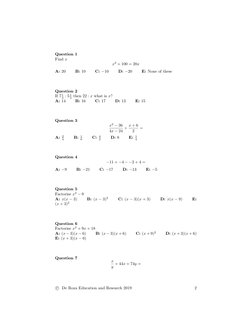 Year 9 Selective Maths Practice Test | PDF | Mathematics