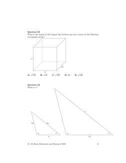 Year 9 Selective Maths Practice Test | PDF | Mathematics