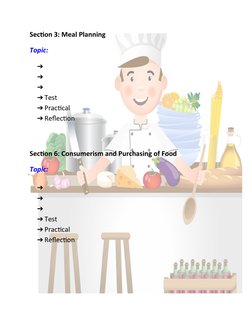 Foods Sba Introduction Examples Food and Nutrition SBA Portfolio Sample | PDF | Career & Growth
