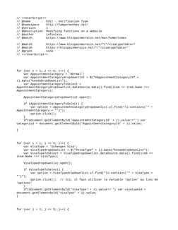 UserScript for Visa Appointment Automation | PDF | Computer Programming ...