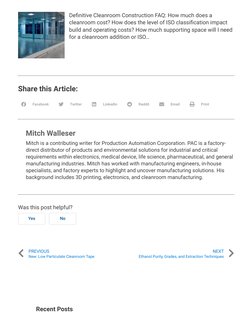 (https://blog.gotopac.com/2018/04/24/cleanroom-construction-faq/)Definitive Cleanroom Construction FAQ: How much does a
clea