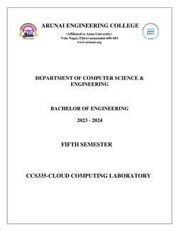 CCS335 Cloud Computing Lab Manual | PDF | Apache Hadoop | Virtual Machine