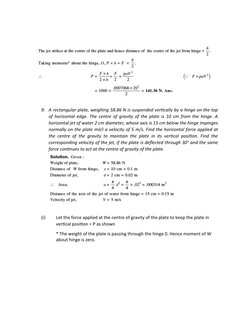 Water Jet Impact on Plates and Vane Forces | PDF | Jet Engine | Thrust