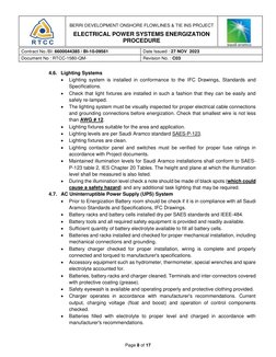Electrical Power System Energization Procedure | PDF | Fuse (Electrical ...