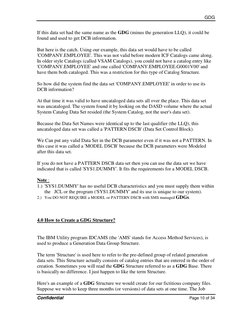 GDG 
Confidential                                                               
Page 10 of 34 
If this data set had the same