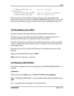 GDG 
Confidential                                                               
Page 5 of 34 
   'COMPANY.EMPLOYEE.OLD'