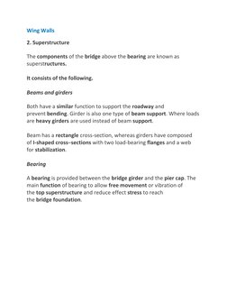 Major Components of a Bridge | PDF | Bridge | Beam (Structure)