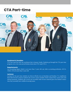CAA ZCTA Program: Pathway to CA Qualification | PDF | Accounting | Audit