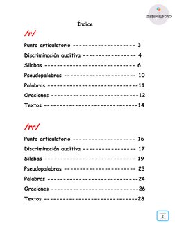 Actividades para el fonema R y RR | PDF | Voz humana