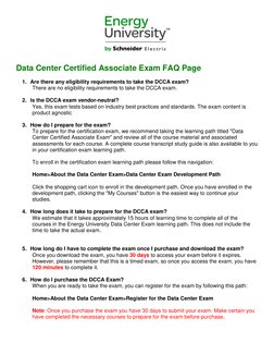 DCCA Exam Preparation and FAQs | PDF | Certification | Professional ...