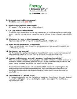 DCCA Exam Preparation and FAQs | PDF | Certification | Professional ...