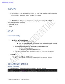 AMDVBFlash User Guide and Commands | PDF | Command Line Interface ...