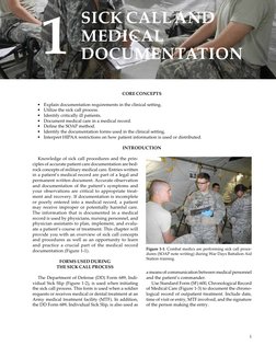 Army Sick Call Documentation Guide | PDF | Medical Record | Pain