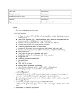 22kW Submersible Pump Specifications | PDF | Electric Motor | Pump