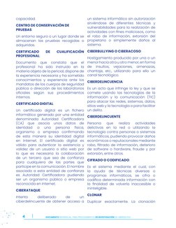 DOCUMENTO REFERENCIAL  PARA PROCEDIMIENTOS DE INVESTIGACIÓN DE CIBERDELITOS
4
capacidad. 
CENTRO DE CONSERVACIÓN DE 
PRUEBAS: