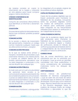 DOCUMENTO REFERENCIAL  PARA PROCEDIMIENTOS DE INVESTIGACIÓN DE CIBERDELITOS
5
de tarjetas consiste en copiar la 
información