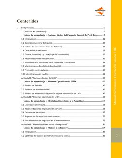 2
Manual participante: Operación Equipo LHD
Contenidos
I.
Competencias.......................................................