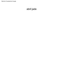 abril  jade
Machine Translated by Google
