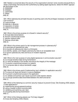 ISC2 Certified Cybersecurity Exam Q&A | PDF | Security | Computer Security