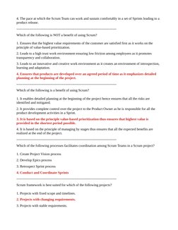 4. The pace at which the Scrum Team can work and sustain comfortably in a set of Sprints leading to a 
product release.
-----