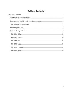 PC-DMIS Overview and Features Guide | PDF | Computers