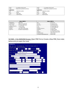 Sabre Commands Quick Reference Guide | PDF | Civil Aviation | Airlines