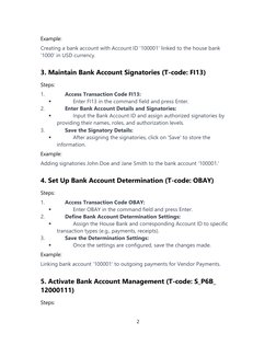 Configuring Bank Account Management in S/4HANA | PDF | Banks | Computing