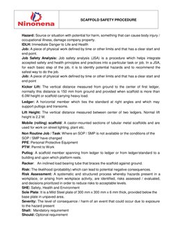 Scaffold Erection and Dismantling Guide | PDF | Scaffolding