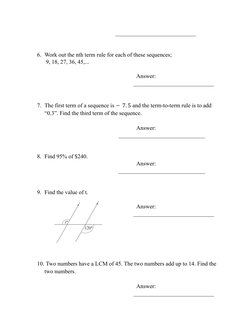 Sec 1 Math Exam Paper Practice | PDF | Teaching Methods & Materials ...