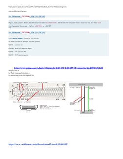 EDC15 ECU Pinout Guide | PDF | Systems Engineering | Propulsion