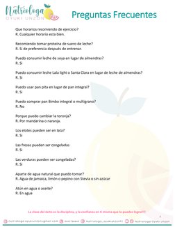 La clave del éxito es la disciplina, y la confianza en ti misma que lo puedes lograr!!!
Preguntas Frecuentes
Que horarios rec