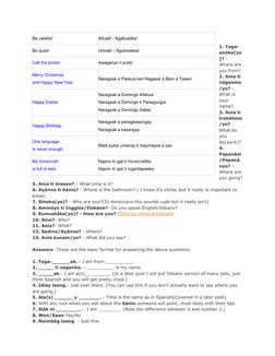 Essential Ilocano Phrases Guide | PDF
