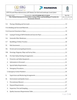 CP07-B Lusail Plaza Infrastructure, LRT Station, Car Park and Landscape; Lusail, Qatar 
Contract #: 5297 
Document No.: