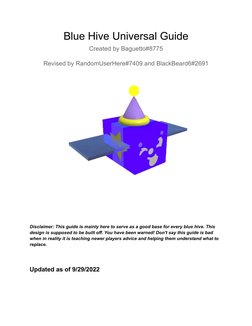 Comprehensive Blue Hive Guide 2025 | PDF | Beehive | Honey