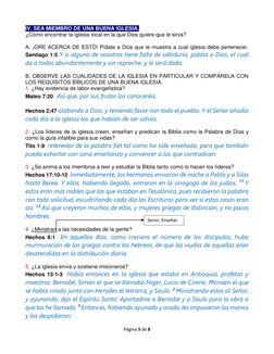 Página 5 de 8 
 
IV. SEA MIEMBRO DE UNA BUENA IGLESIA.  
¿Cómo encontrar la iglesia local en la que Dios quiere que le sirva?