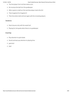 40 Tactical Soccer Drills for Coaches | PDF | Association Football ...