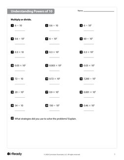 © 2020 Curriculum Associates, LLC. All rights reserved.
5
©Curriculum Associates, LLC
Copying is permitted for classroom use.