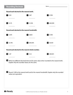 © 2020 Curriculum Associates, LLC. All rights reserved.
9
©Curriculum Associates, LLC Copying is permitted for classroom use.