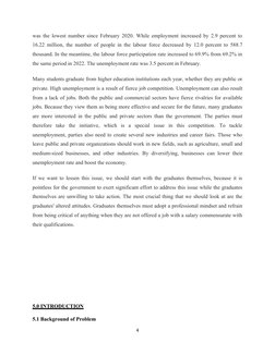 was the lowest number since February 2020. While employment increased by 2.9 percent to
16.22 million, the number of people i