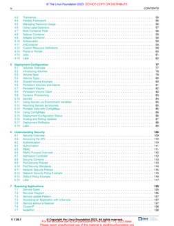 © The Linux Foundation 2023: DO NOT COPY OR DISTRIBUTE
iv
CONTENTS
4.3
Transience . . . . . . . . . . . . . . . . . . . . . .