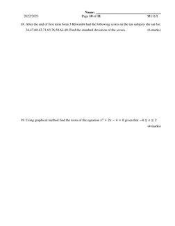 Msce Practice Mathematics.pdf MSCE Mathematics Paper 1 2022/23 | PDF | Geometry | Mathematical Concepts