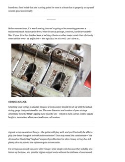 (https://guitar.com/wp-content/uploads/2018/07/Strat-set-up-14.jpg)based on a firm belief that the starting point for tone i